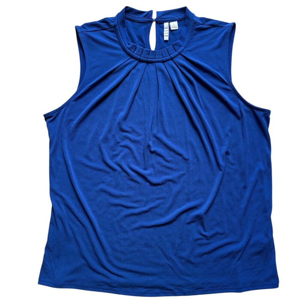 Women's Elle Blue Sleeveless Top Size L